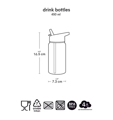 A Little Lovely Company Drinkfles Krokodillen A Little Lovely Company Drinkfles Krokodillen