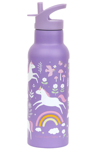 XL RVS Drinkfles Unicorn Dreams afbeelding