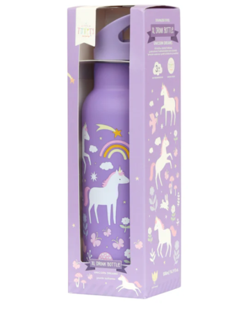 A Little Lovely Company XL RVS Drinkfles Unicorn Dreams A Little Lovely Company XL RVS Drinkfles Unicorn Dreams
