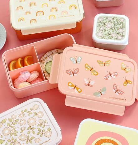A Little Lovely Company Bento lunchbox Vlinders A Little Lovely Company Bento lunchbox Vlinders