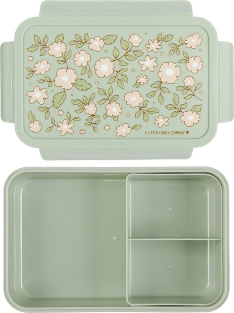 A Little Lovely Company Bento lunchbox Bloesems Salie A Little Lovely Company Bento lunchbox Bloesems Salie