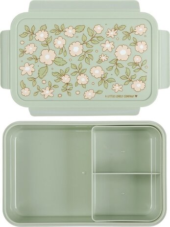A Little Lovely Company Bento lunchbox Bloesems Salie A Little Lovely Company Bento lunchbox Bloesems Salie