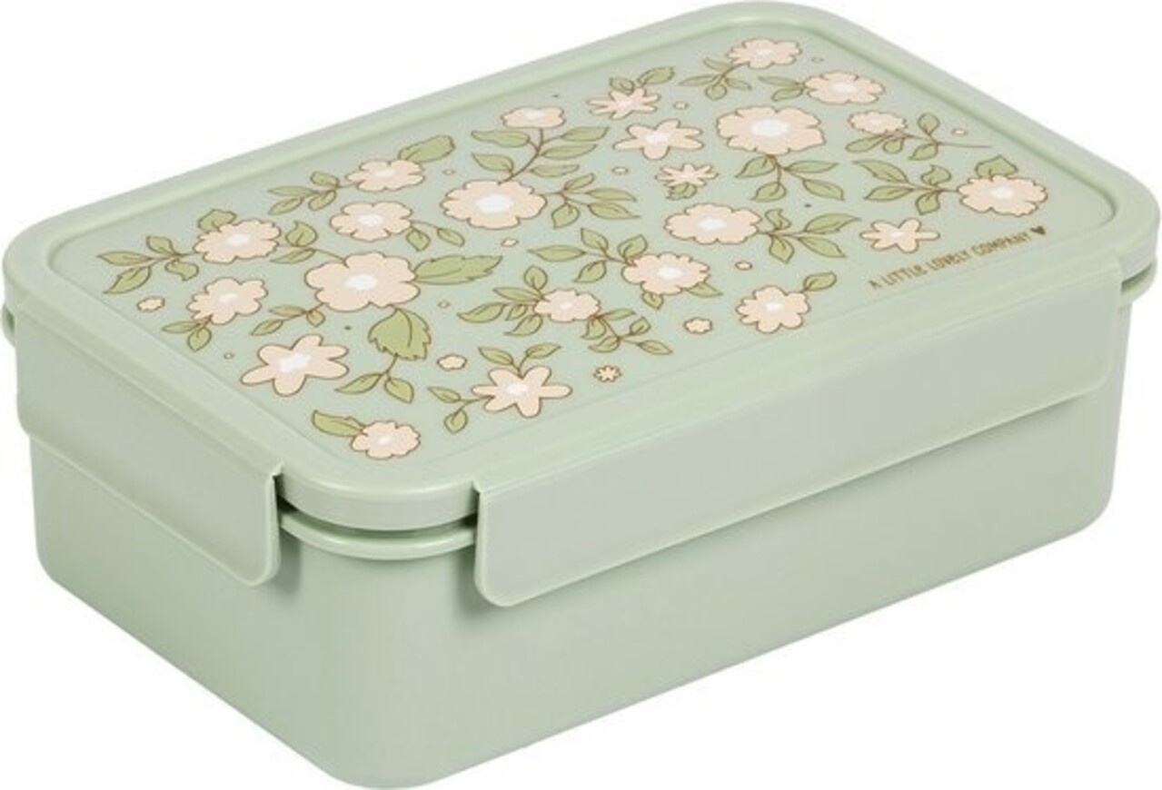 A Little Lovely Company Bento lunchbox Bloesems Salie A Little Lovely Company Bento lunchbox Bloesems Salie
