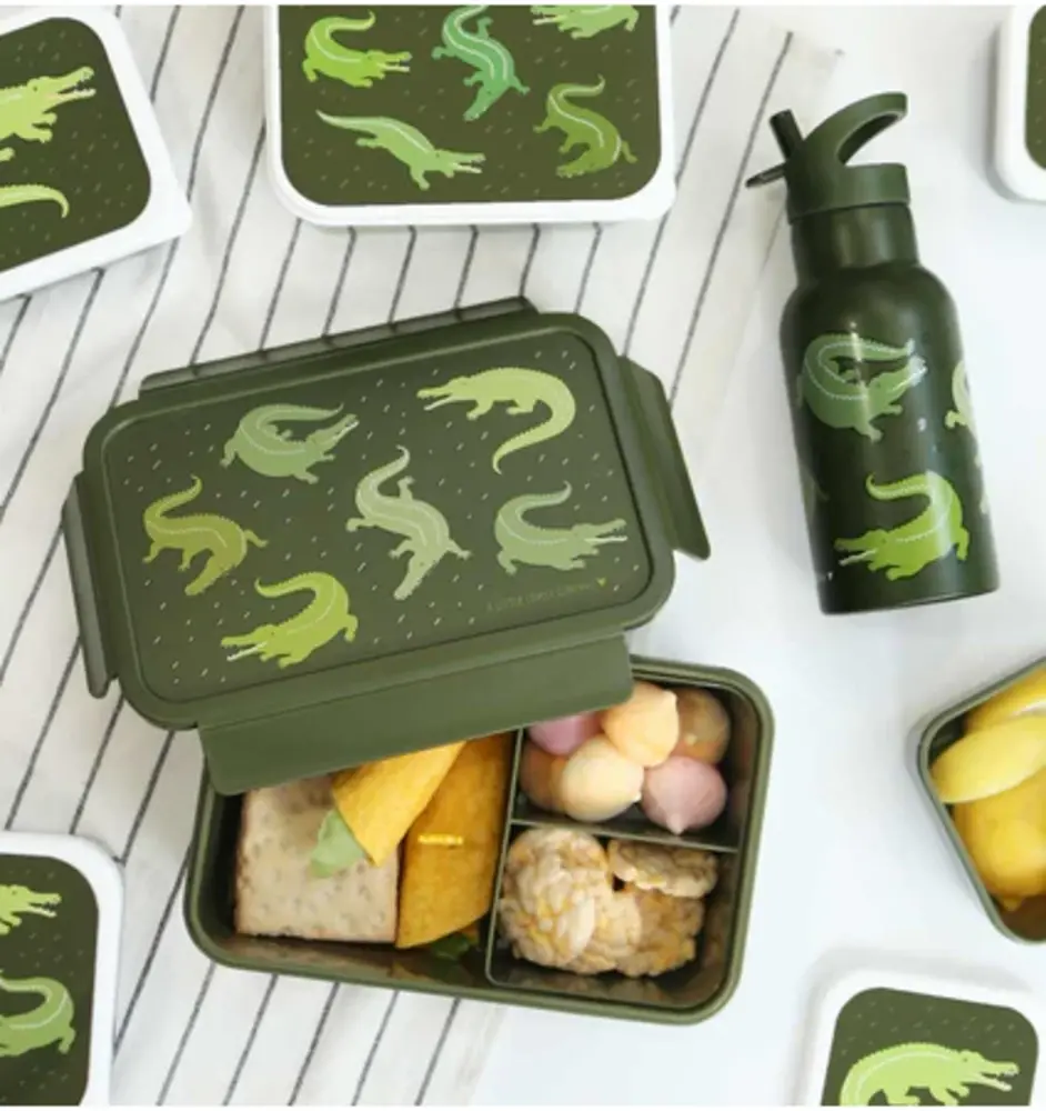 A Little Lovely Company Bento Lunchbox Krokodillen A Little Lovely Company Bento Lunchbox Krokodillen