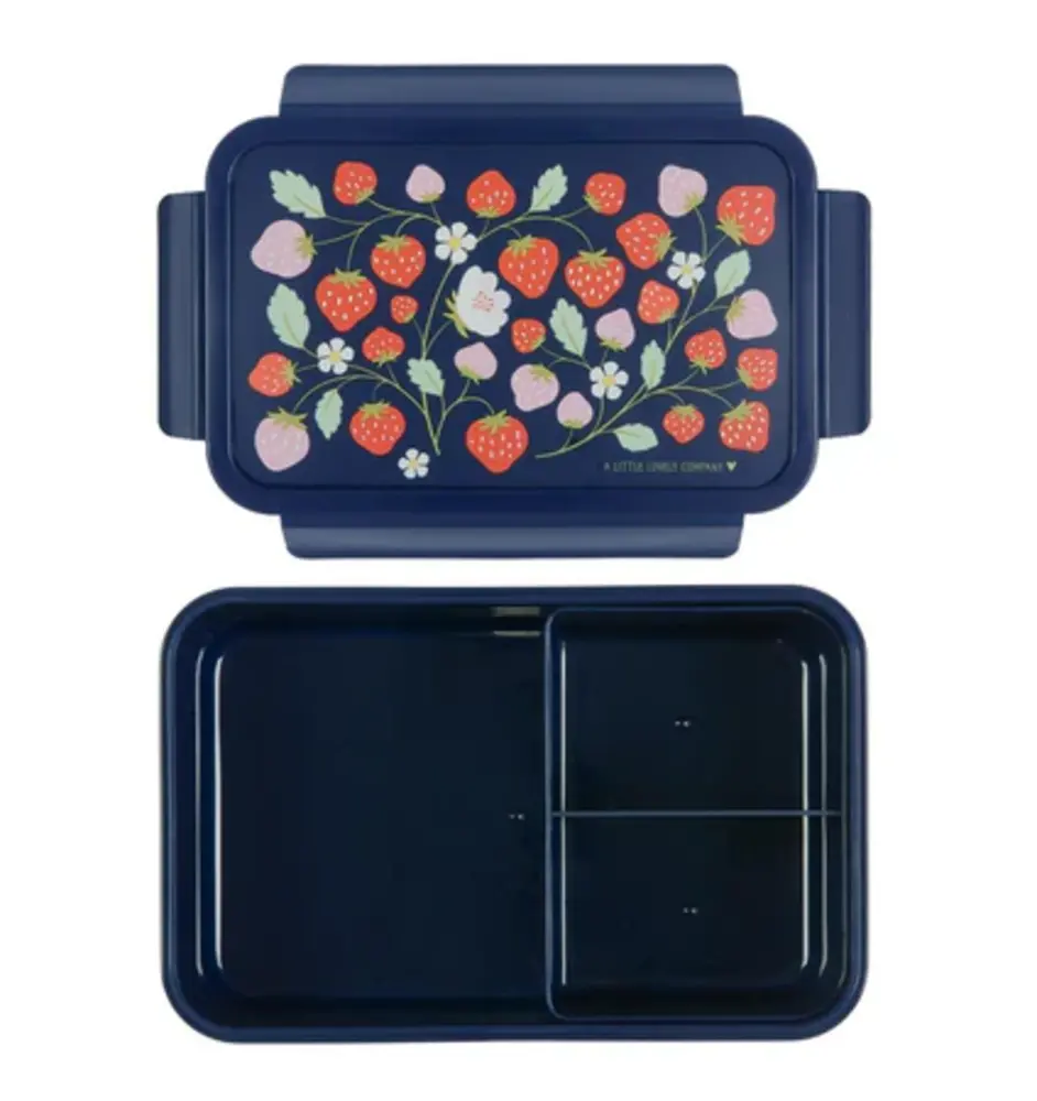 A Little Lovely Company Bento Lunchbox Aardbeien A Little Lovely Company Bento Lunchbox Aardbeien
