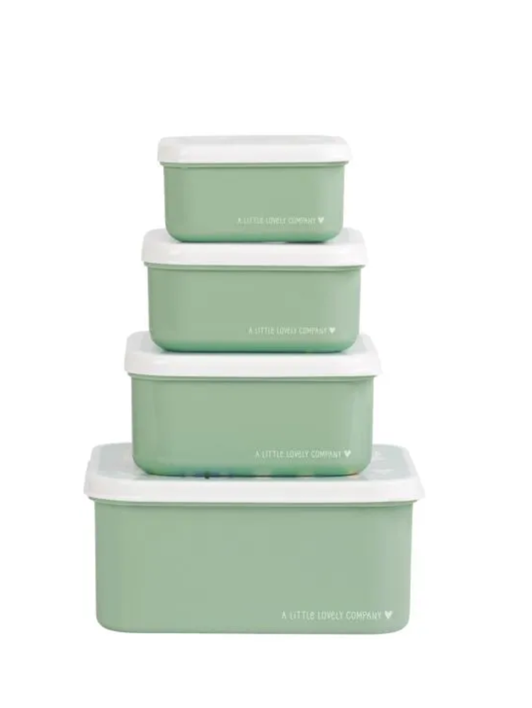 A Little Lovely Company Lunch & snack box set Joy A Little Lovely Company Lunch & snack box set Joy