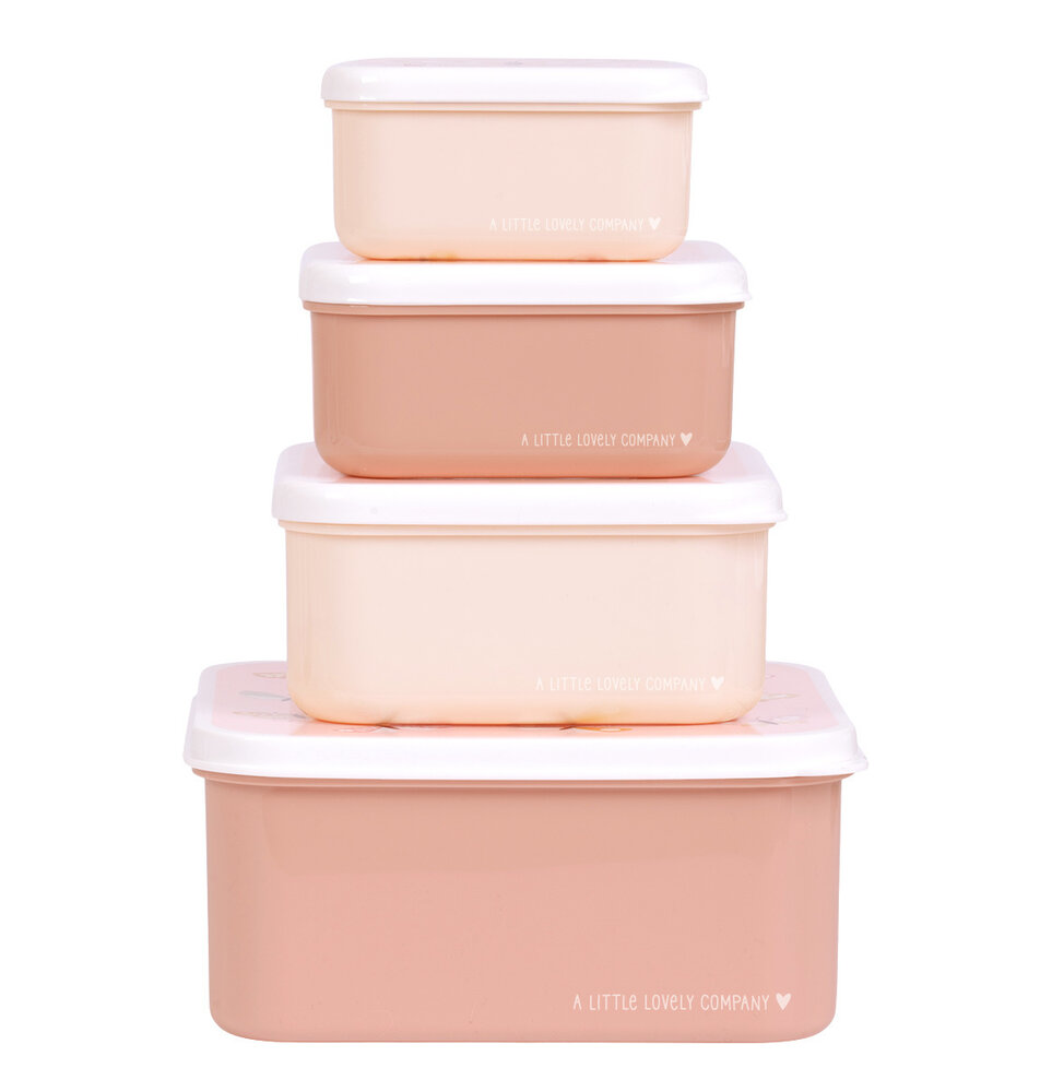 A Little Lovely Company Lunch & snack box set Vlinders