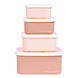 A Little Lovely Company Lunch & snack box set Vlinders A Little Lovely Company Lunch & snack box set Vlinders