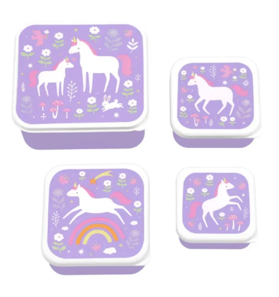 A Little Lovely Company Lunch & Snack Box Set Unicorn Dreams A Little Lovely Company Lunch & Snack Box Set Unicorn Dreams