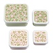 A Little Lovely Company Lunch & snack box set Bloesems Roze A Little Lovely Company Lunch & snack box set Bloesems Roze