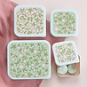 A Little Lovely Company Lunch & snack box set Bloesems Roze A Little Lovely Company Lunch & snack box set Bloesems Roze