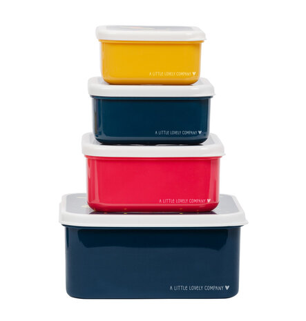 A Little Lovely Company Lunch & snack box set Ruimte A Little Lovely Company Lunch & snack box set Ruimte