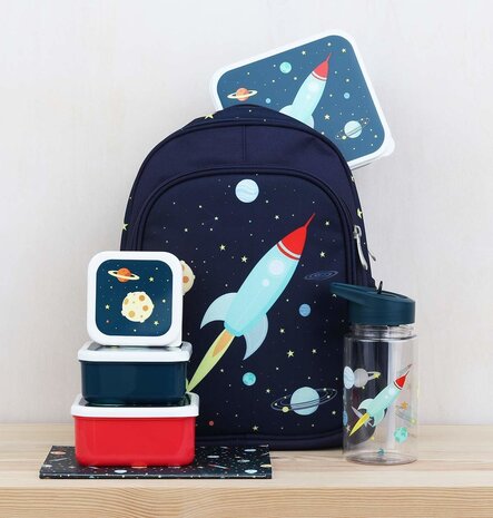 A Little Lovely Company Lunch & snack box set Ruimte A Little Lovely Company Lunch & snack box set Ruimte