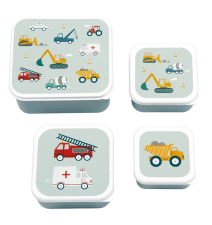Lunch &amp; Snack Box Set Voertuigen afbeelding