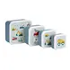A Little Lovely Company Lunch & Snack Box Set Voertuigen A Little Lovely Company Lunch & Snack Box Set Voertuigen