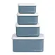 A Little Lovely Company Lunch & Snack Box Set Voertuigen A Little Lovely Company Lunch & Snack Box Set Voertuigen