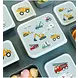 A Little Lovely Company Lunch & Snack Box Set Voertuigen A Little Lovely Company Lunch & Snack Box Set Voertuigen