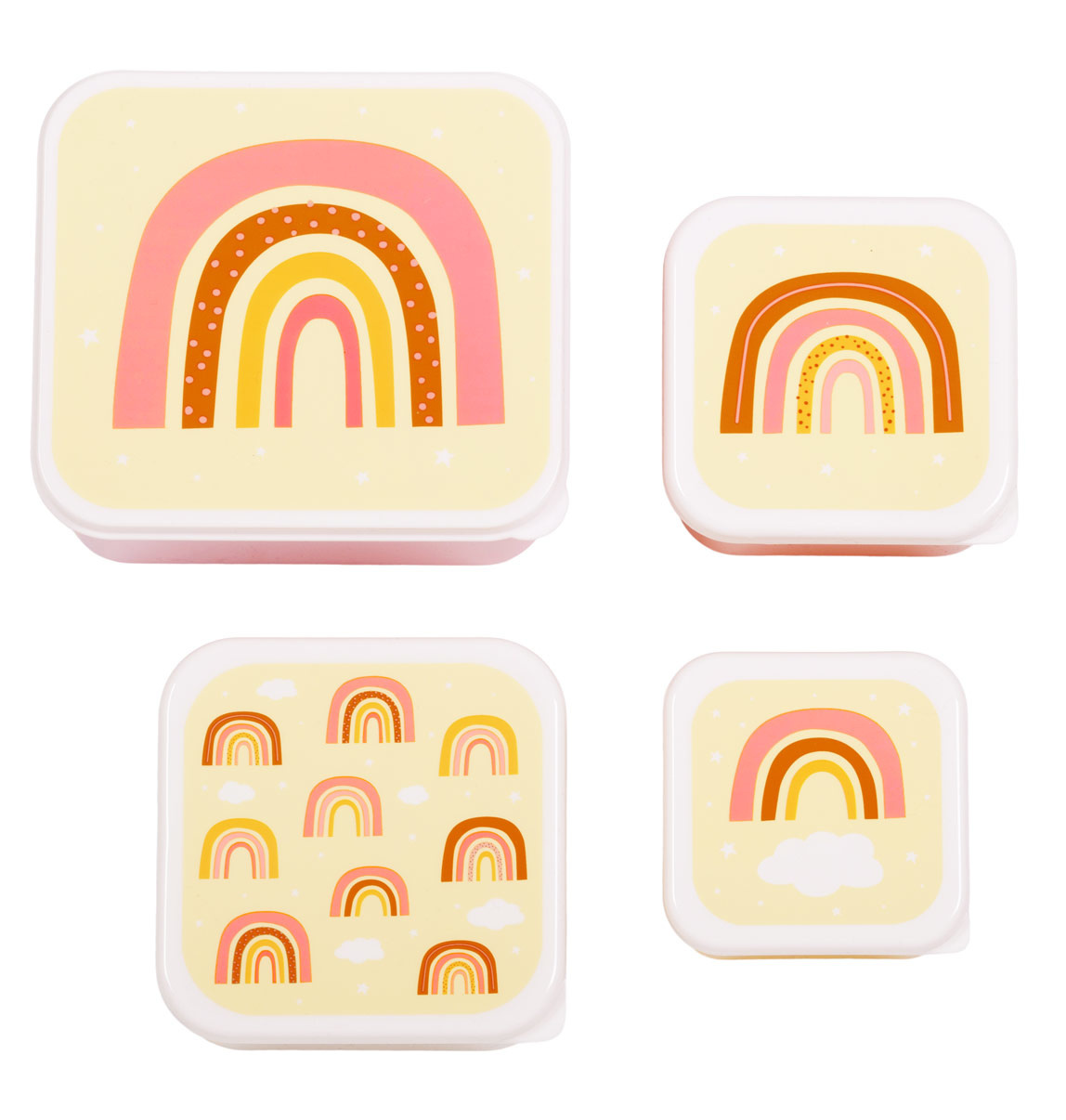 Lunch &amp; snack box set Regenbogen afbeelding