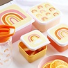 A Little Lovely Company Lunch & snack box set Regenbogen A Little Lovely Company Lunch & snack box set Regenbogen
