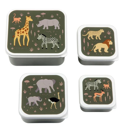 Lunch &amp; Snack Box Set Savanne afbeelding