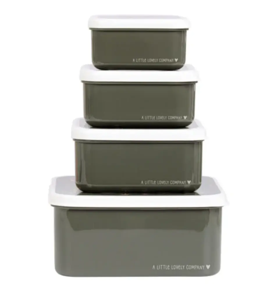 A Little Lovely Company Lunch & Snack Box Set Savanne A Little Lovely Company Lunch & Snack Box Set Savanne