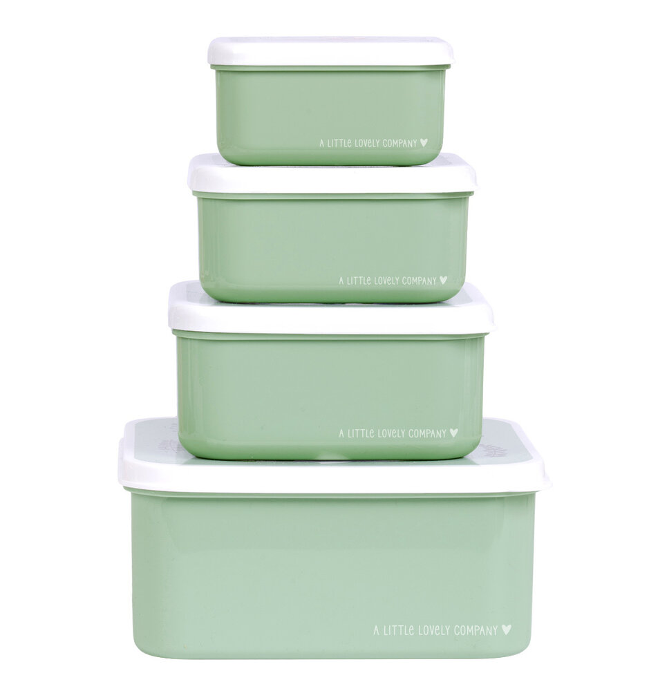 A Little Lovely Company Lunch & snack box set Bosvriendjes A Little Lovely Company Lunch & snack box set Bosvriendjes