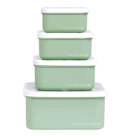 A Little Lovely Company Lunch & snack box set Bosvriendjes A Little Lovely Company Lunch & snack box set Bosvriendjes