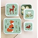 A Little Lovely Company Lunch & snack box set Bosvriendjes A Little Lovely Company Lunch & snack box set Bosvriendjes