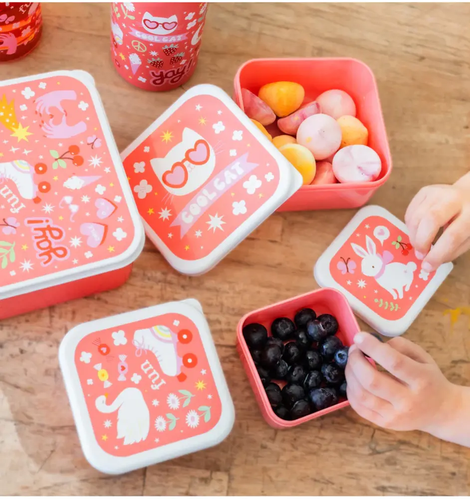 A Little Lovely Company Lunch & Snack Box Set Fun A Little Lovely Company Lunch & Snack Box Set Fun