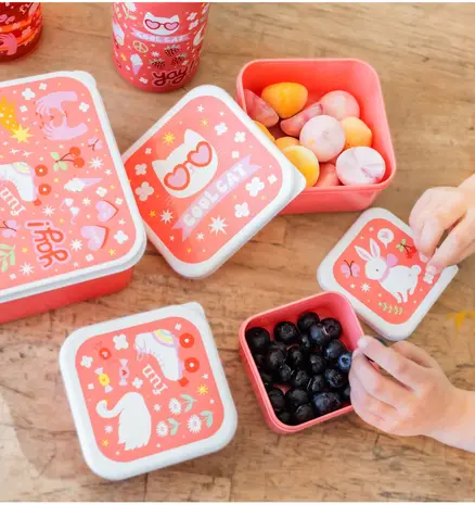 A Little Lovely Company Lunch & Snack Box Set Fun A Little Lovely Company Lunch & Snack Box Set Fun