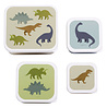 A Little Lovely Company Lunch & snack box set Dinosaurussen