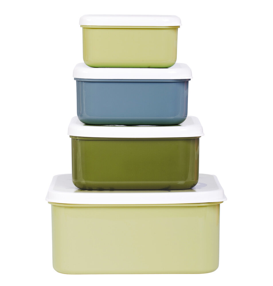 A Little Lovely Company Lunch & snack box set Dinosaurussen A Little Lovely Company Lunch & snack box set Dinosaurussen