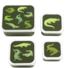 A Little Lovely Company Lunch & snack box set krokodillen A Little Lovely Company Lunch & snack box set krokodillen