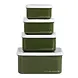 A Little Lovely Company Lunch & snack box set krokodillen A Little Lovely Company Lunch & snack box set krokodillen