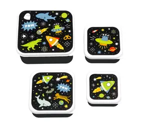 A Little Lovely Company Lunch & Snack Box Set Galaxy A Little Lovely Company Lunch & Snack Box Set Galaxy