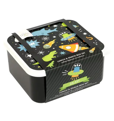 A Little Lovely Company Lunch & Snack Box Set Galaxy A Little Lovely Company Lunch & Snack Box Set Galaxy