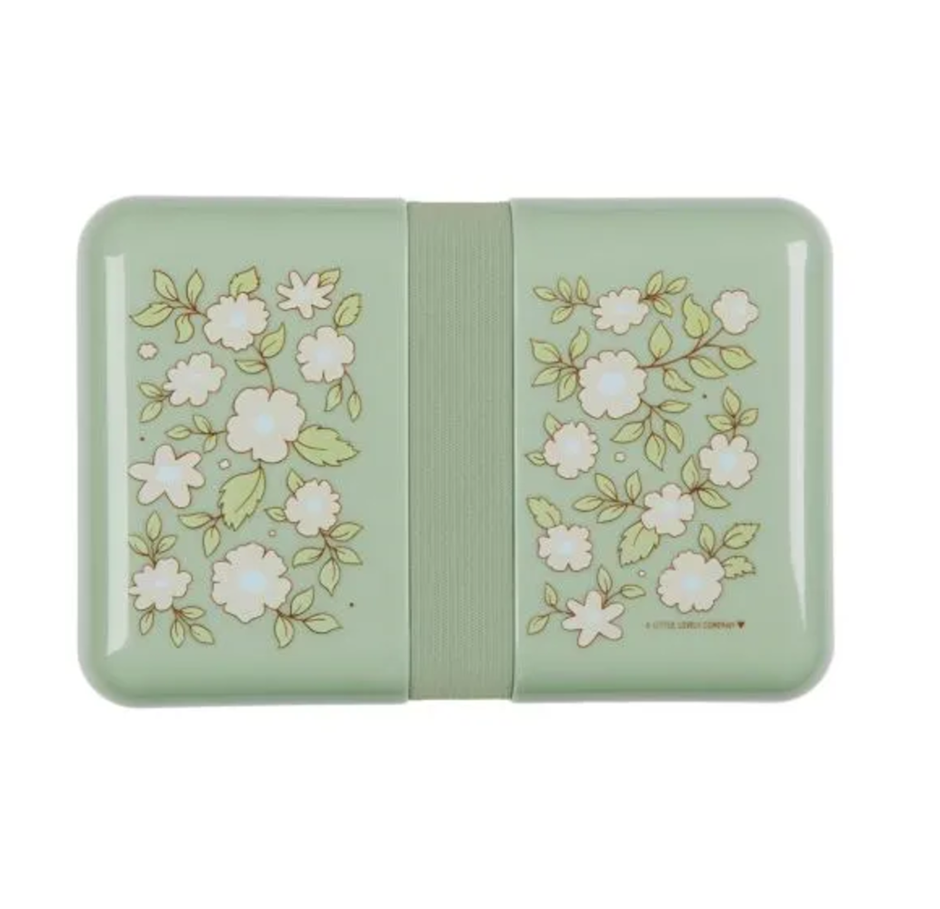 A Little Lovely Company Lunch box Bloesems Salie A Little Lovely Company Lunch box Bloesems Salie