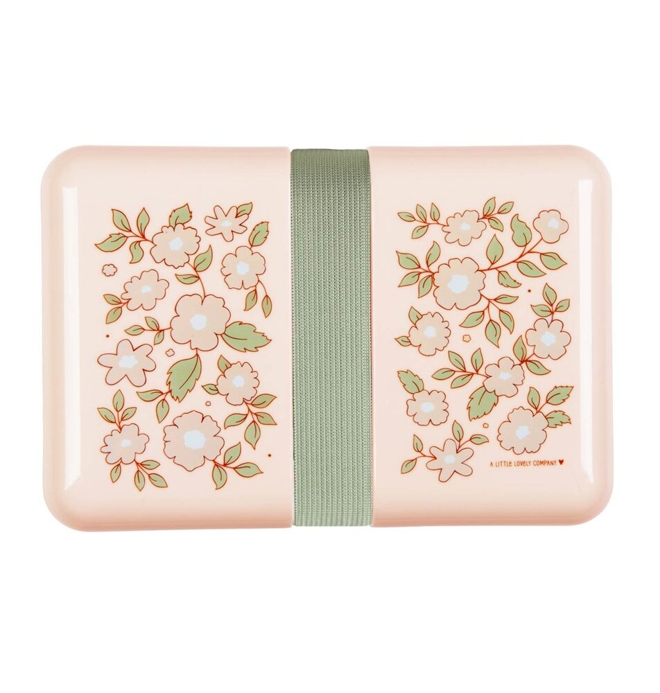 A Little Lovely Company Lunch box Bloesems Roze A Little Lovely Company Lunch box Bloesems Roze