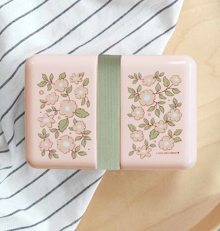 A Little Lovely Company Lunch box Bloesems Roze A Little Lovely Company Lunch box Bloesems Roze