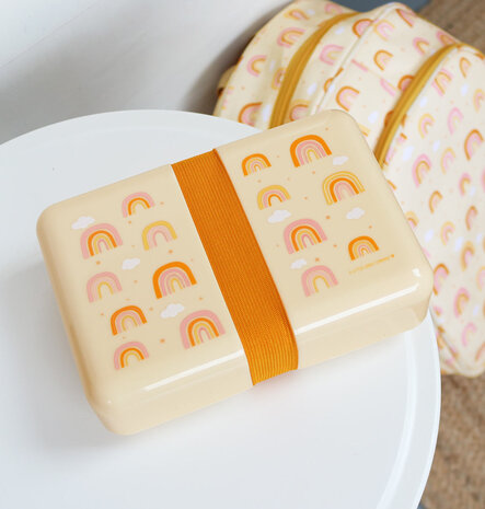 A Little Lovely Company Lunch box Regenbogen