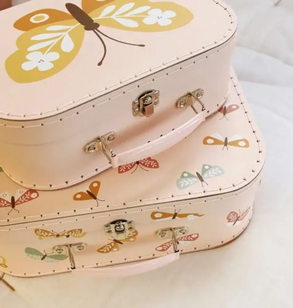 A Little Lovely Company Kofferset Vlinders A Little Lovely Company Kofferset Vlinders