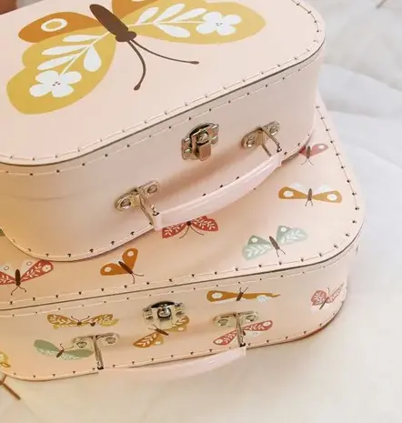 A Little Lovely Company Kofferset Vlinders A Little Lovely Company Kofferset Vlinders