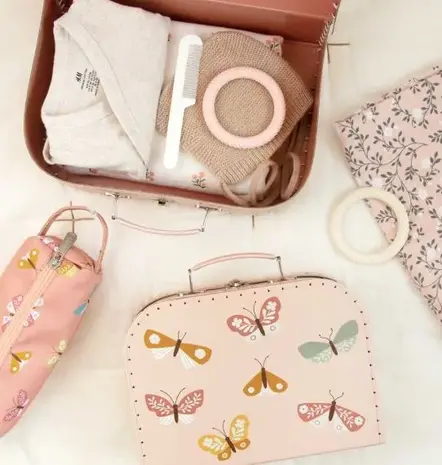 A Little Lovely Company Kofferset Vlinders A Little Lovely Company Kofferset Vlinders