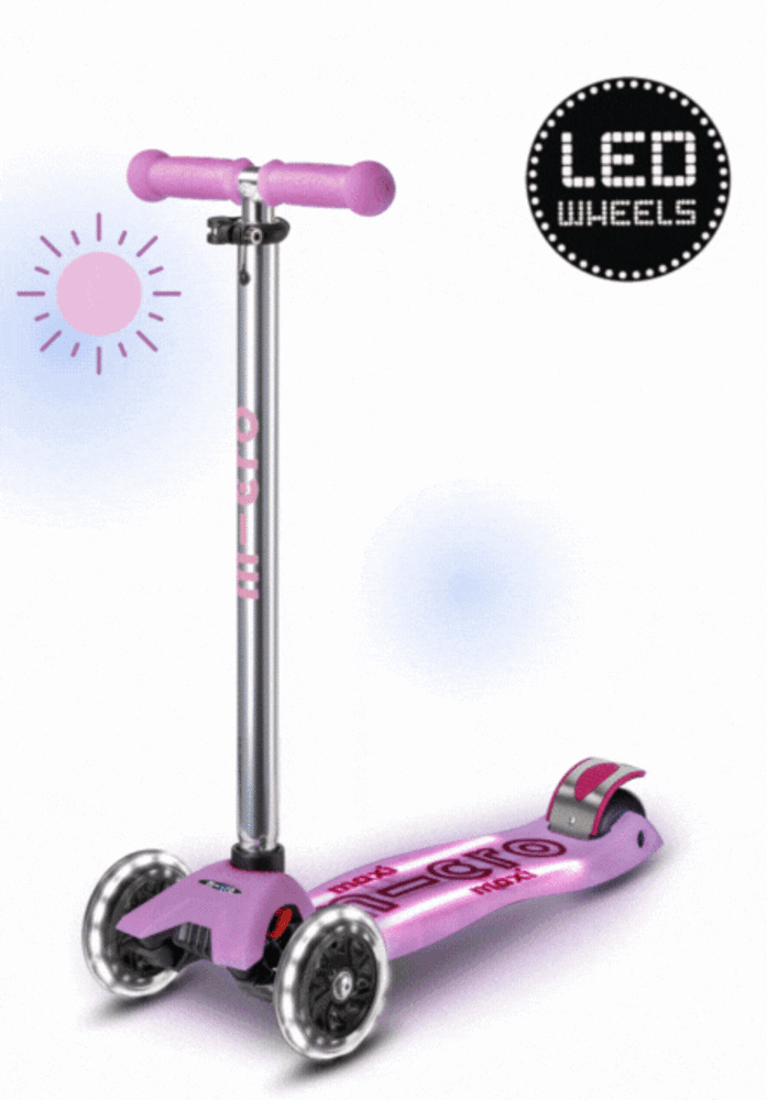 Micro Step Maxi Deluxe Glow Lumineus Paars Micro Step Maxi Deluxe Glow Lumineus Paars