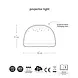 A Little Lovely Company Projector Light Dinosaurussen A Little Lovely Company Projector Light Dinosaurussen
