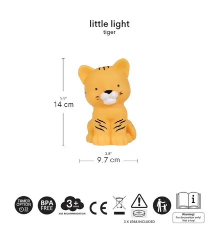 A Little Lovely Company Little Light Tijger A Little Lovely Company Little Light Tijger