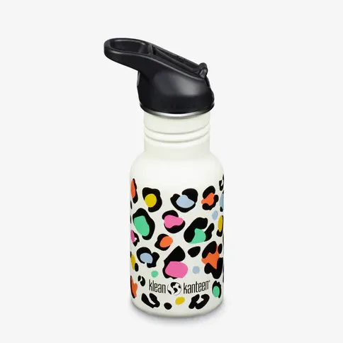 RVS Drinkfles Classic 355ml Leopard Print afbeelding