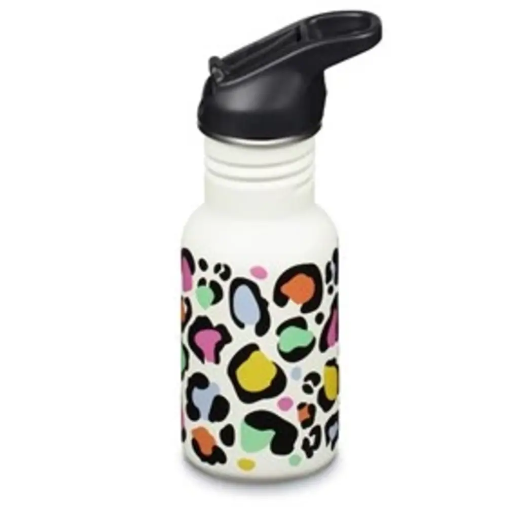 Klean Kanteen RVS Drinkfles Classic 355ml Leopard Print Klean Kanteen RVS Drinkfles Classic 355ml Leopard Print