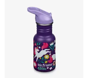 Klean Kanteen RVS Drinkfles Classic 355ml Leaping Unicorns Purple Klean Kanteen RVS Drinkfles Classic 355ml Leaping Unicorns Purple