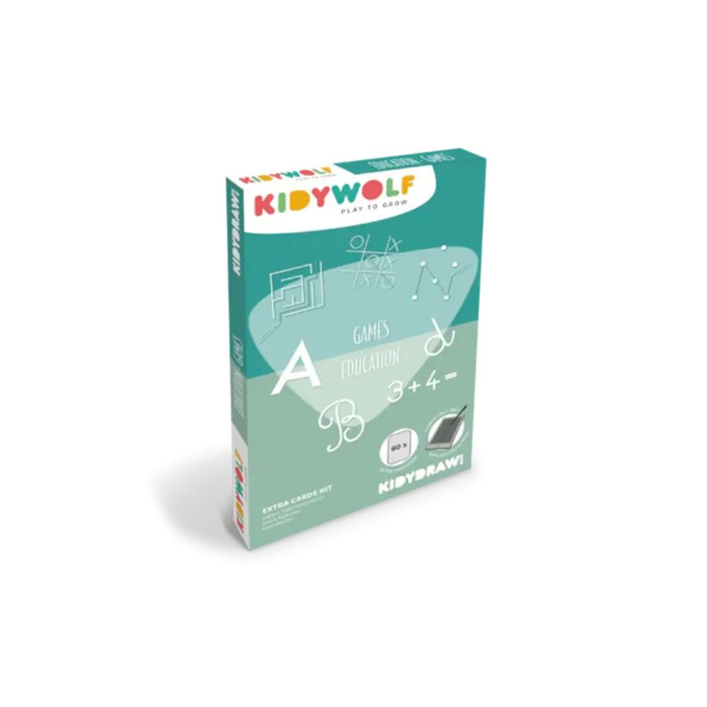 KidyWolf Refill KIDYDRAW Mini Spelletjes / Onderwijs KidyWolf Refill KIDYDRAW Mini Spelletjes / Onderwijs